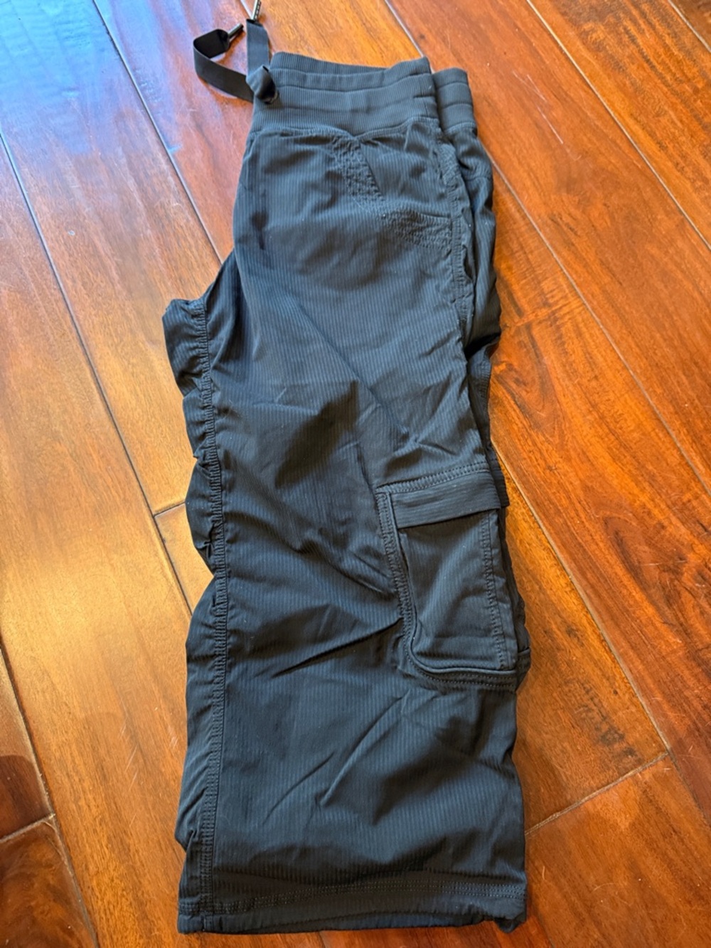 lululemon athletica Black Cargo Track Joggers